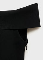 Strapless Dress With Bow Detail