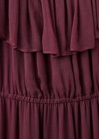 Strapless Dress With Ruffles