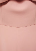 Strapless Jumpsuit With Bow Neckline