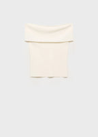 Strapless Knitted Top