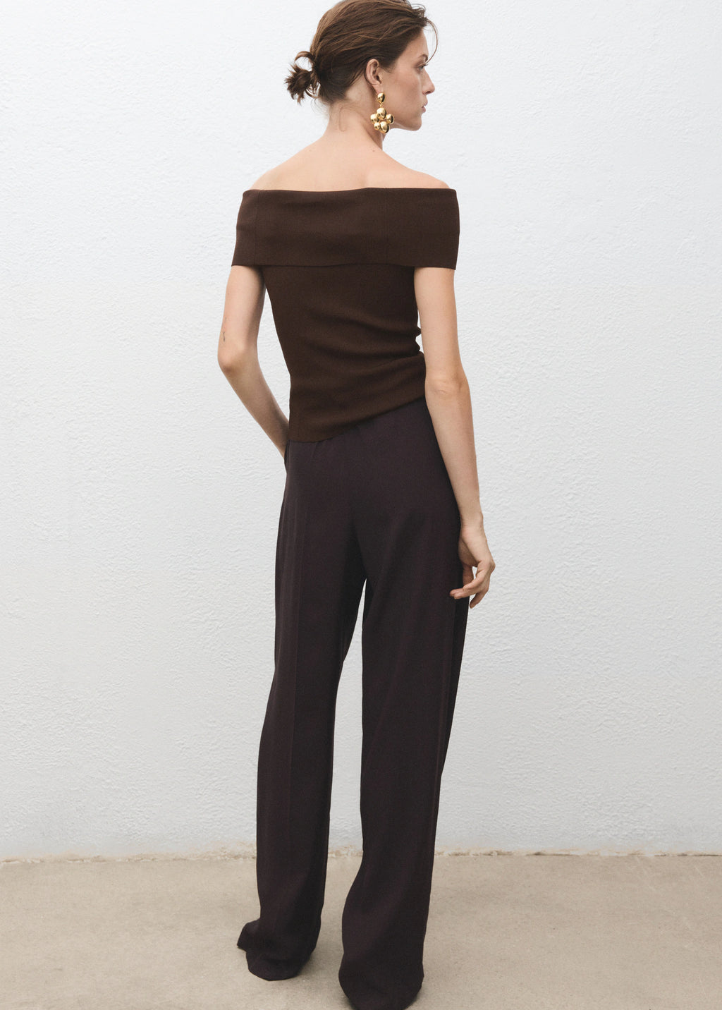 Strapless Knitted Top