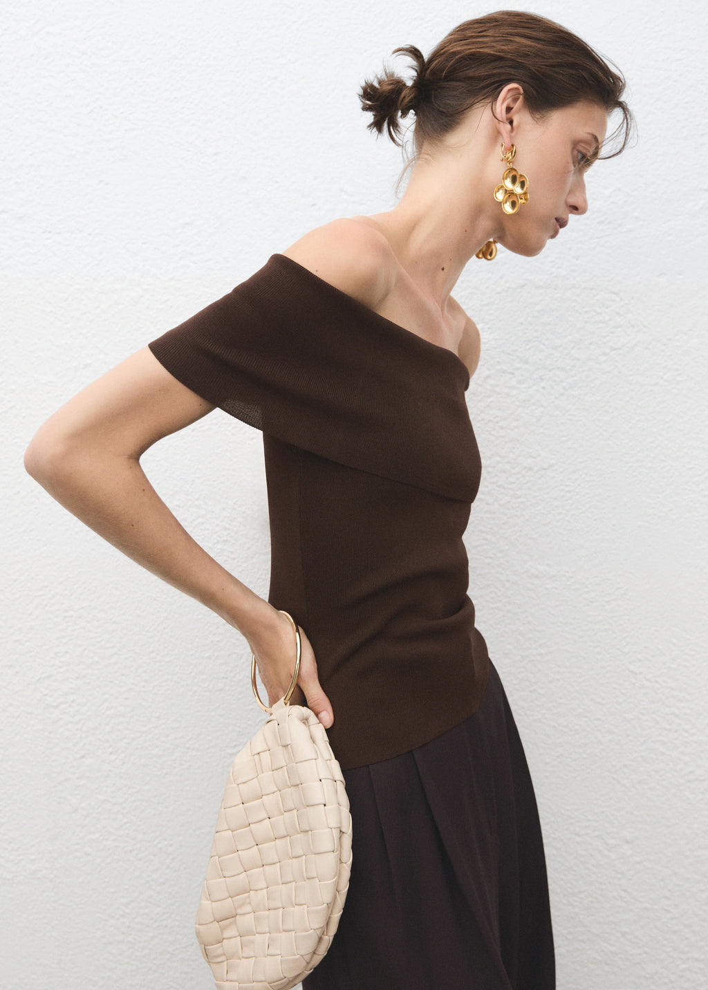 Strapless Knitted Top