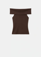 Strapless Knitted Top