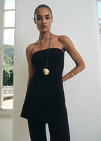 Strapless Knitted Top