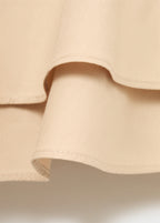 Strapless Top With Ruffles