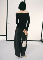 Strapless T Shirt With Metallic Detail