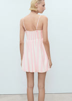 Striped Balloon Dress