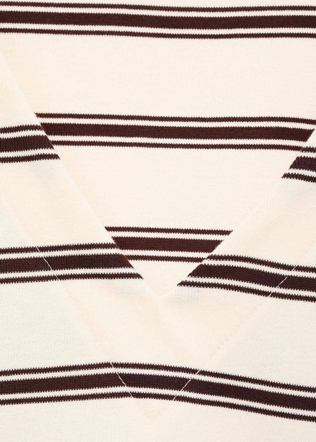 Striped Cotton Blend Sweatshirt