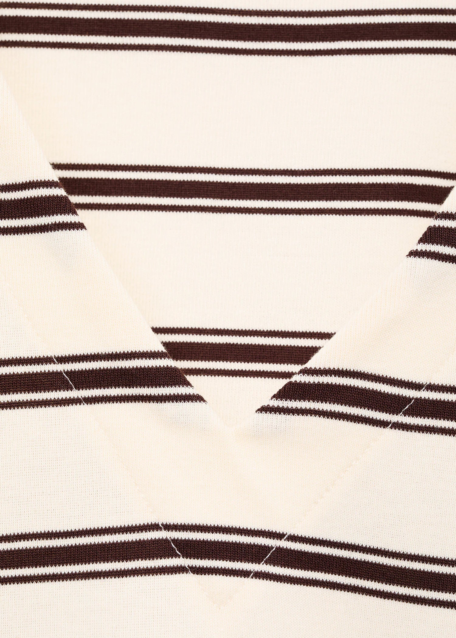 Striped Cotton Blend Sweatshirt