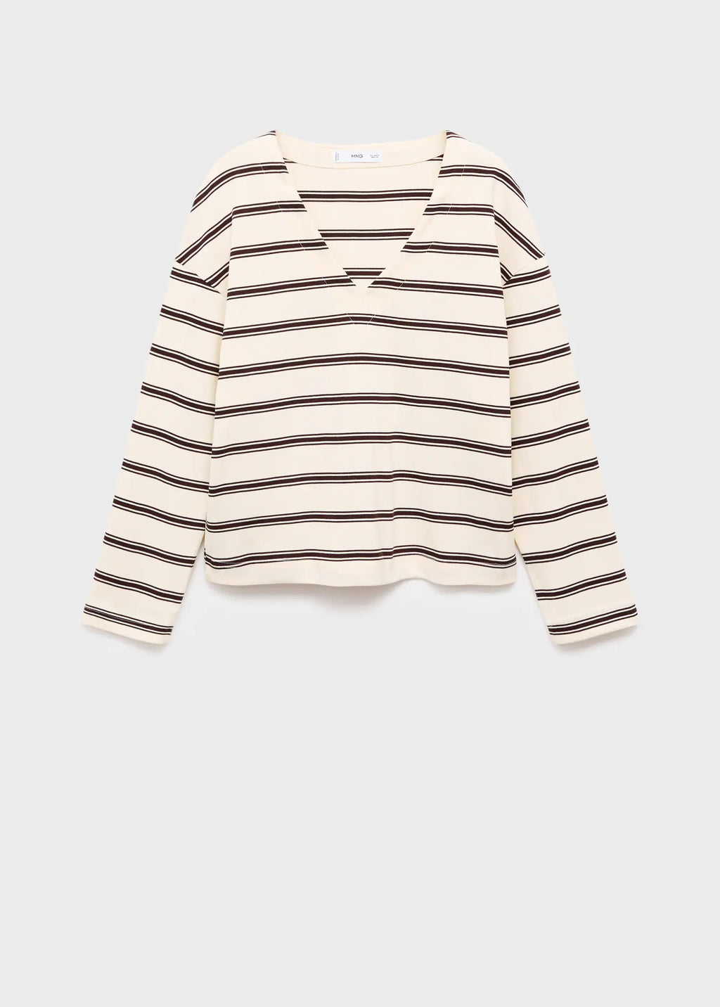 Striped Cotton Blend Sweatshirt