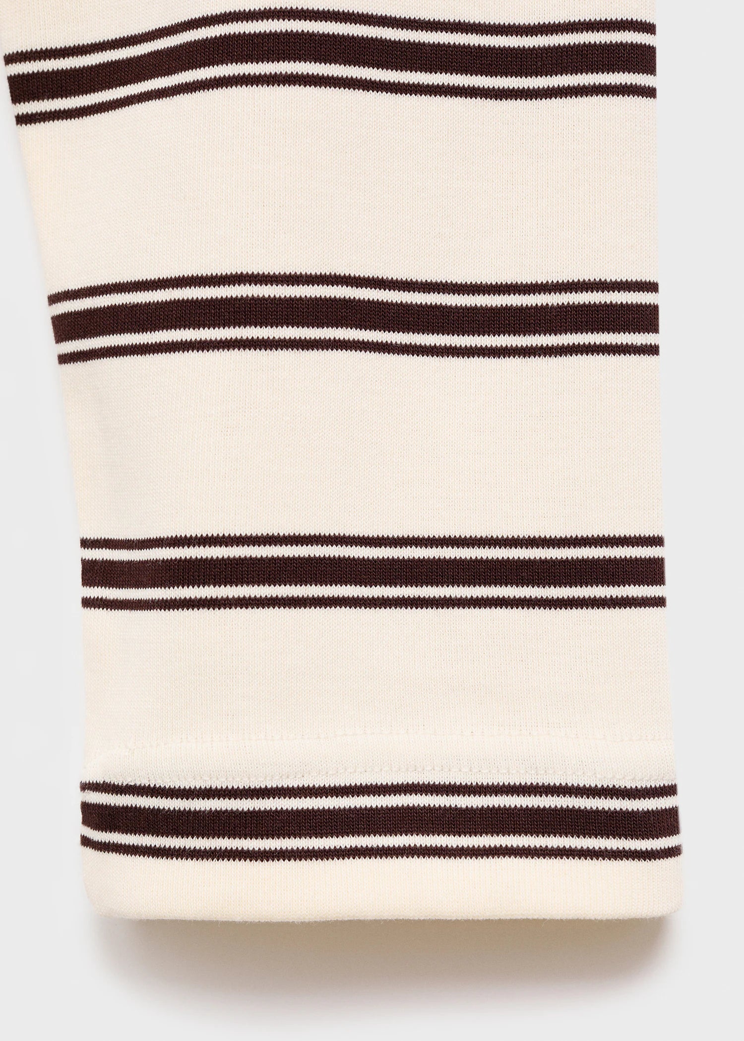 Striped Cotton Blend Sweatshirt