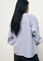 Striped Cropped Shirt