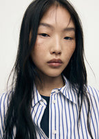 Striped Cropped Shirt