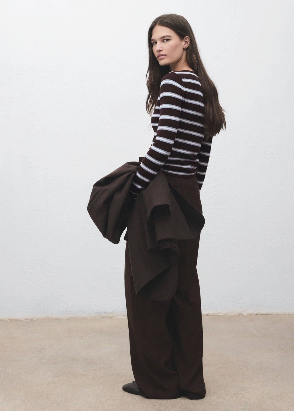 Striped Fine Knit Sweater