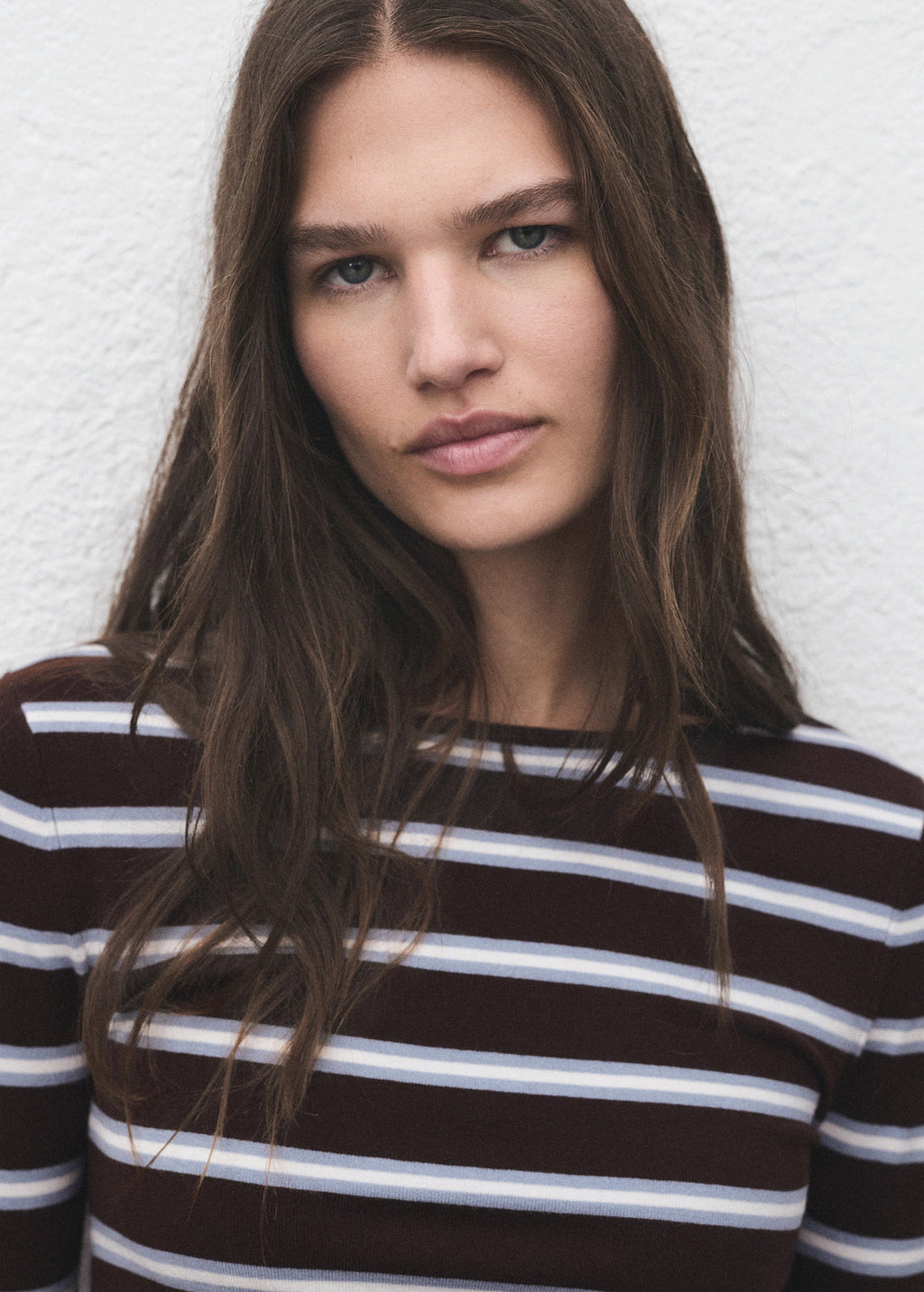 Striped Fine Knit Sweater