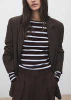 Striped Fine Knit Sweater