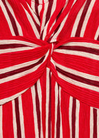 Striped Gathered Dress