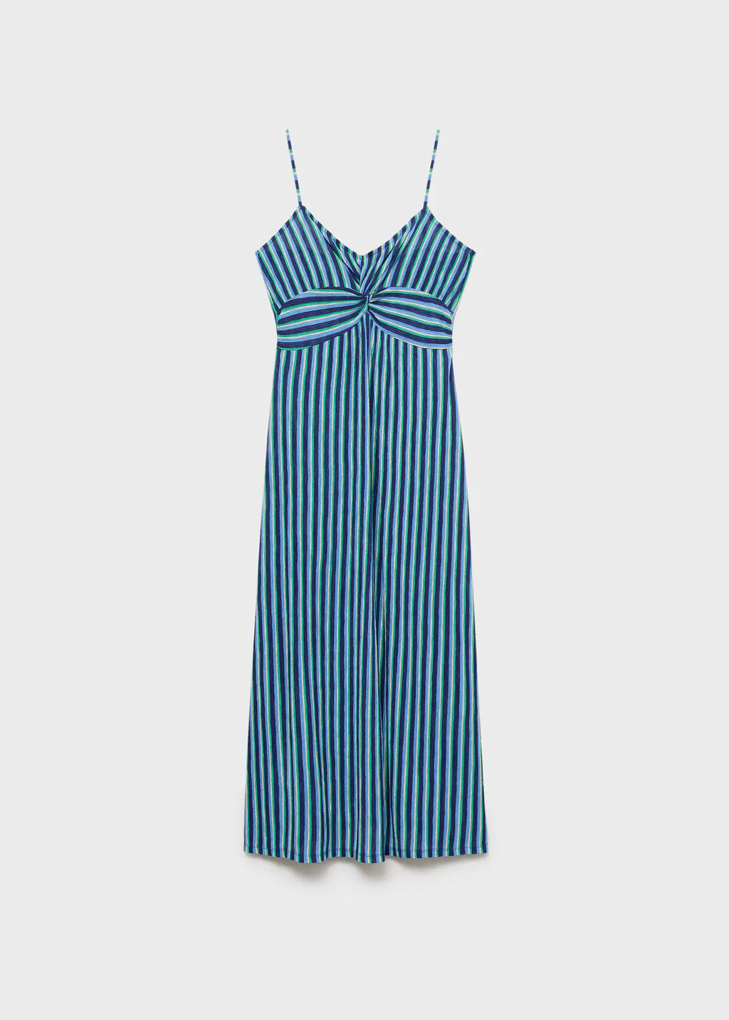 Striped Gathered Dress