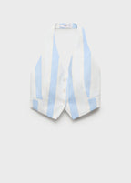 Striped Halter Waistcoat
