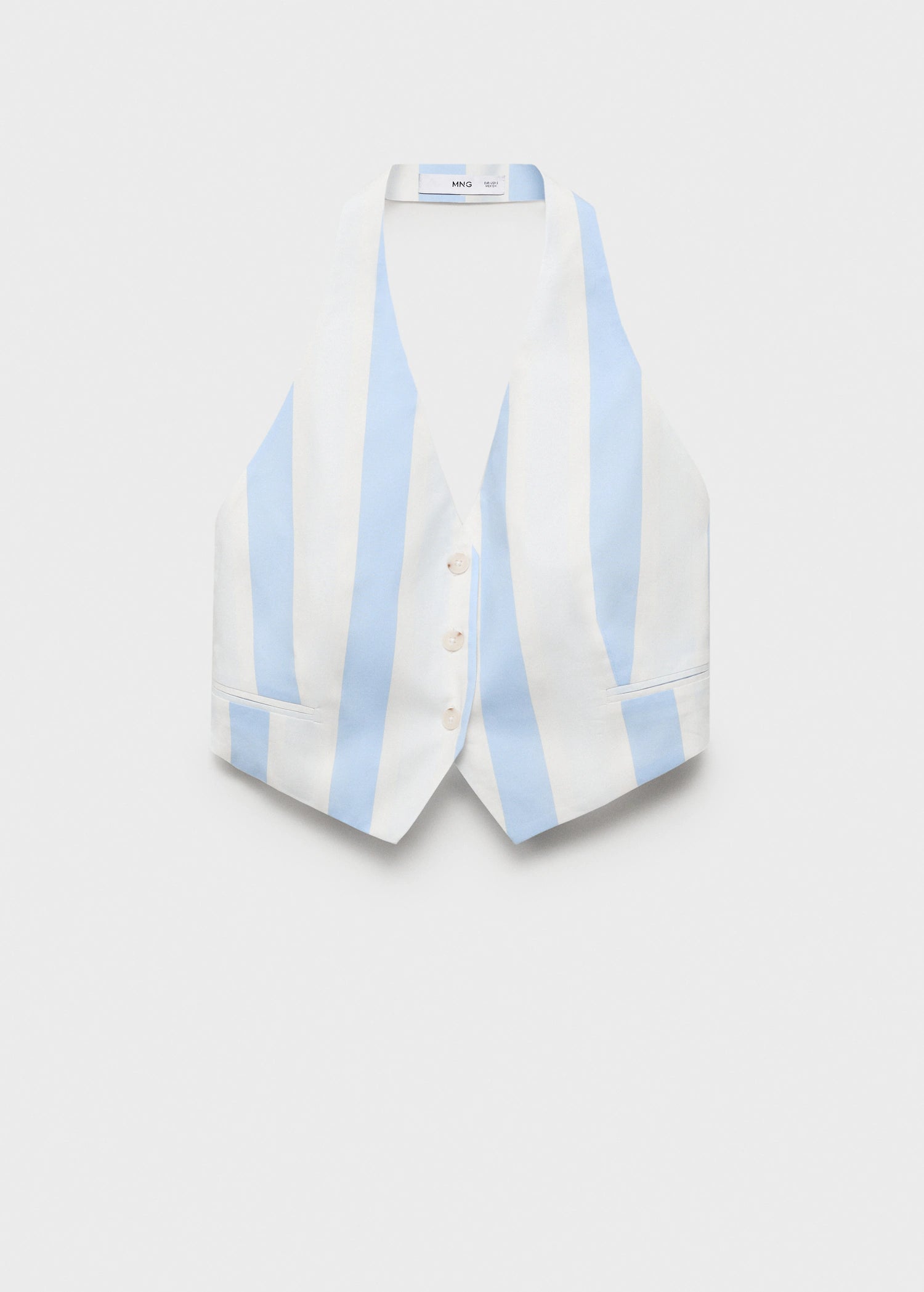 Striped Halter Waistcoat