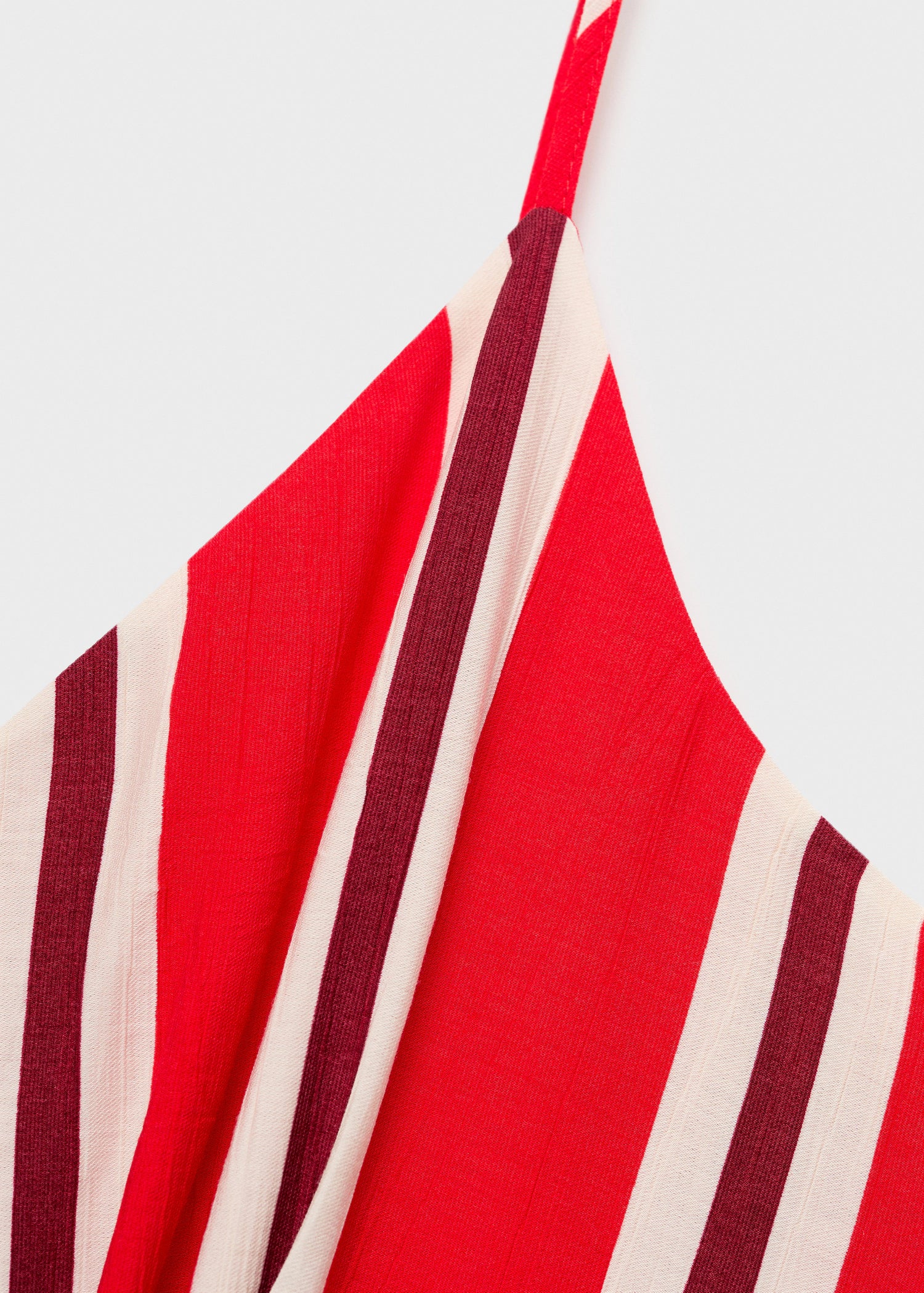 Striped Jumpsuit With Cut Out