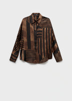 Striped Satin Blouse