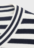 Striped Short Sleeved Sweater
