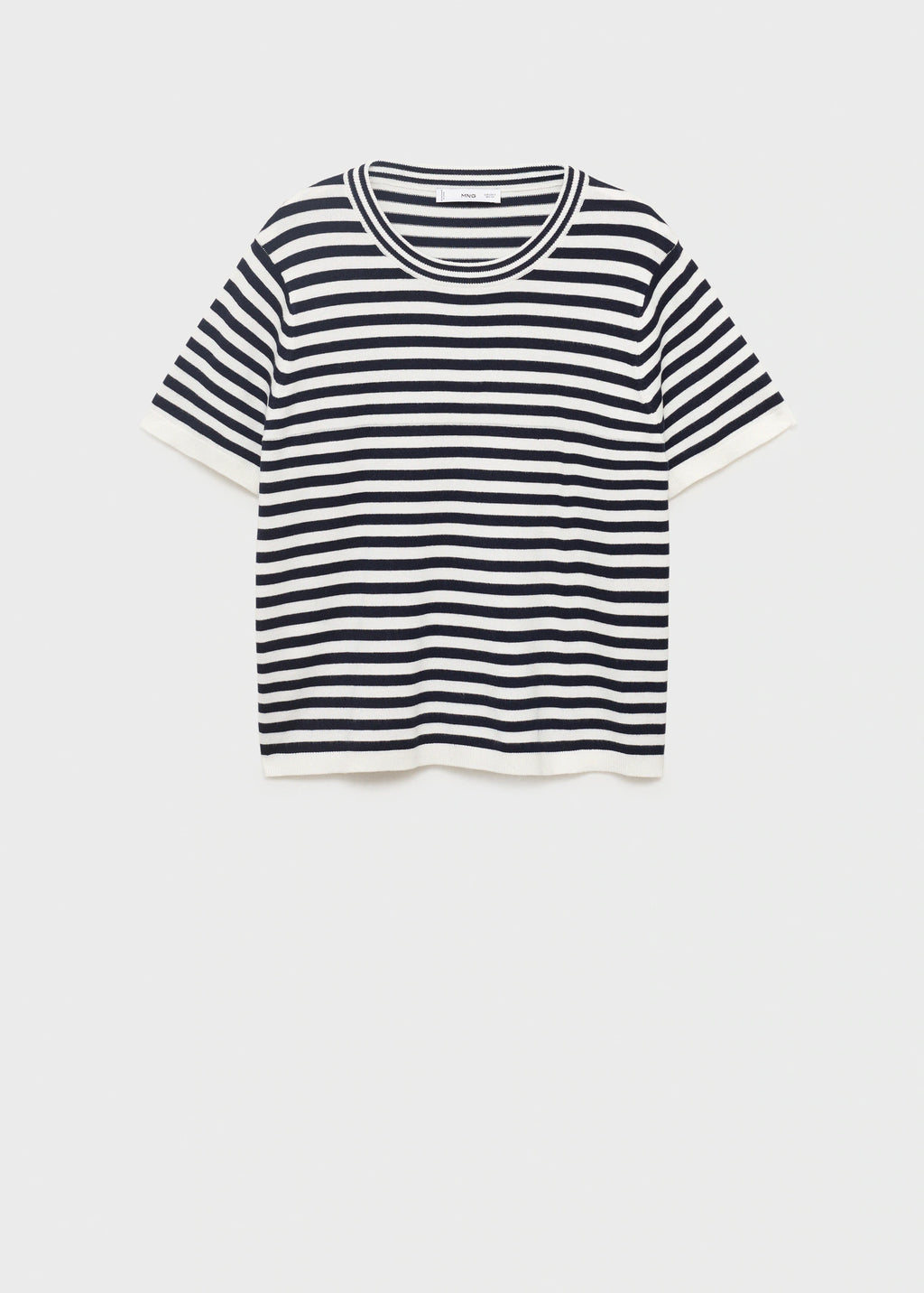 Striped Short Sleeved Sweater