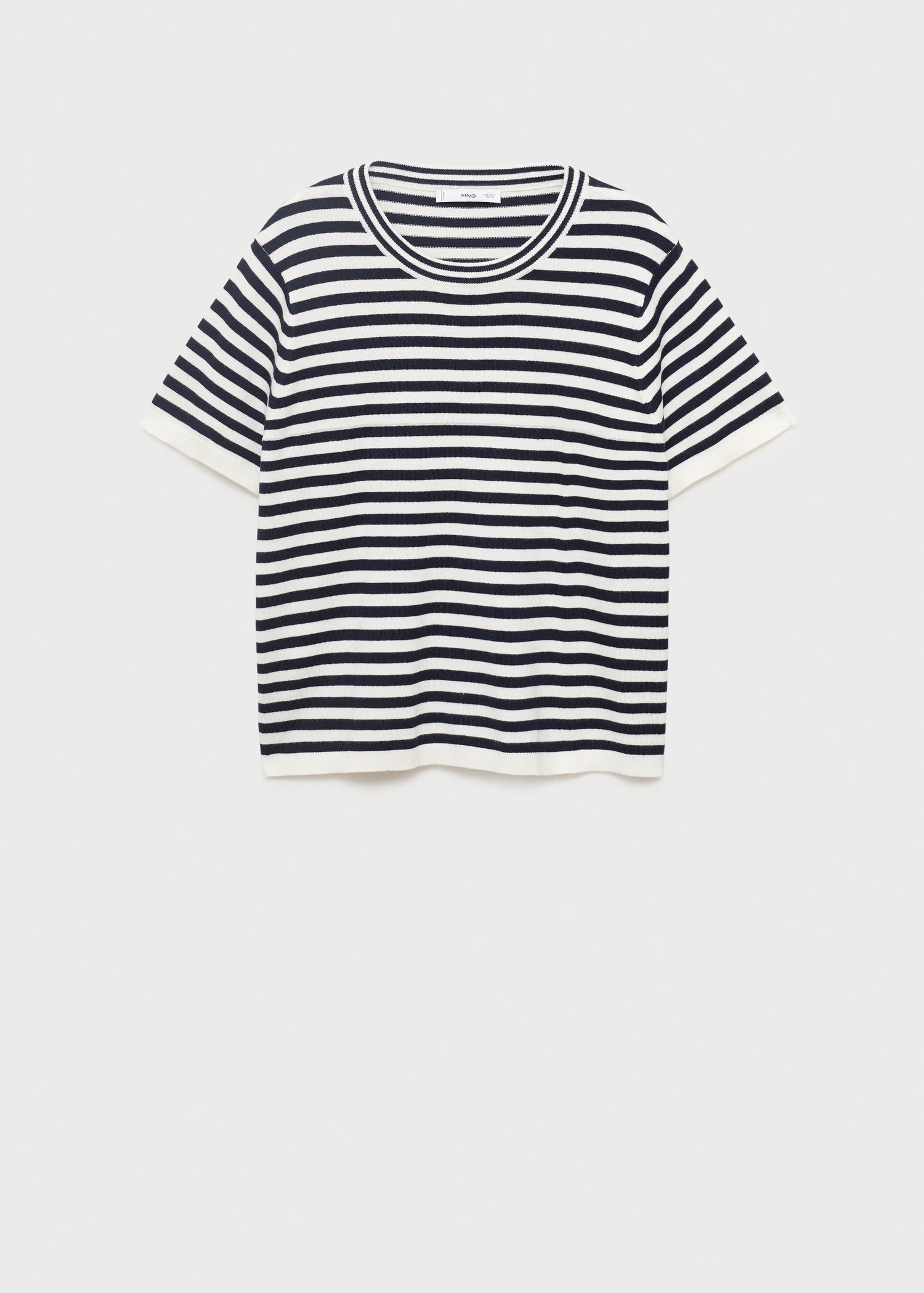 Striped Short Sleeved Sweater