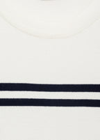 Striped Short Sleeved Sweater