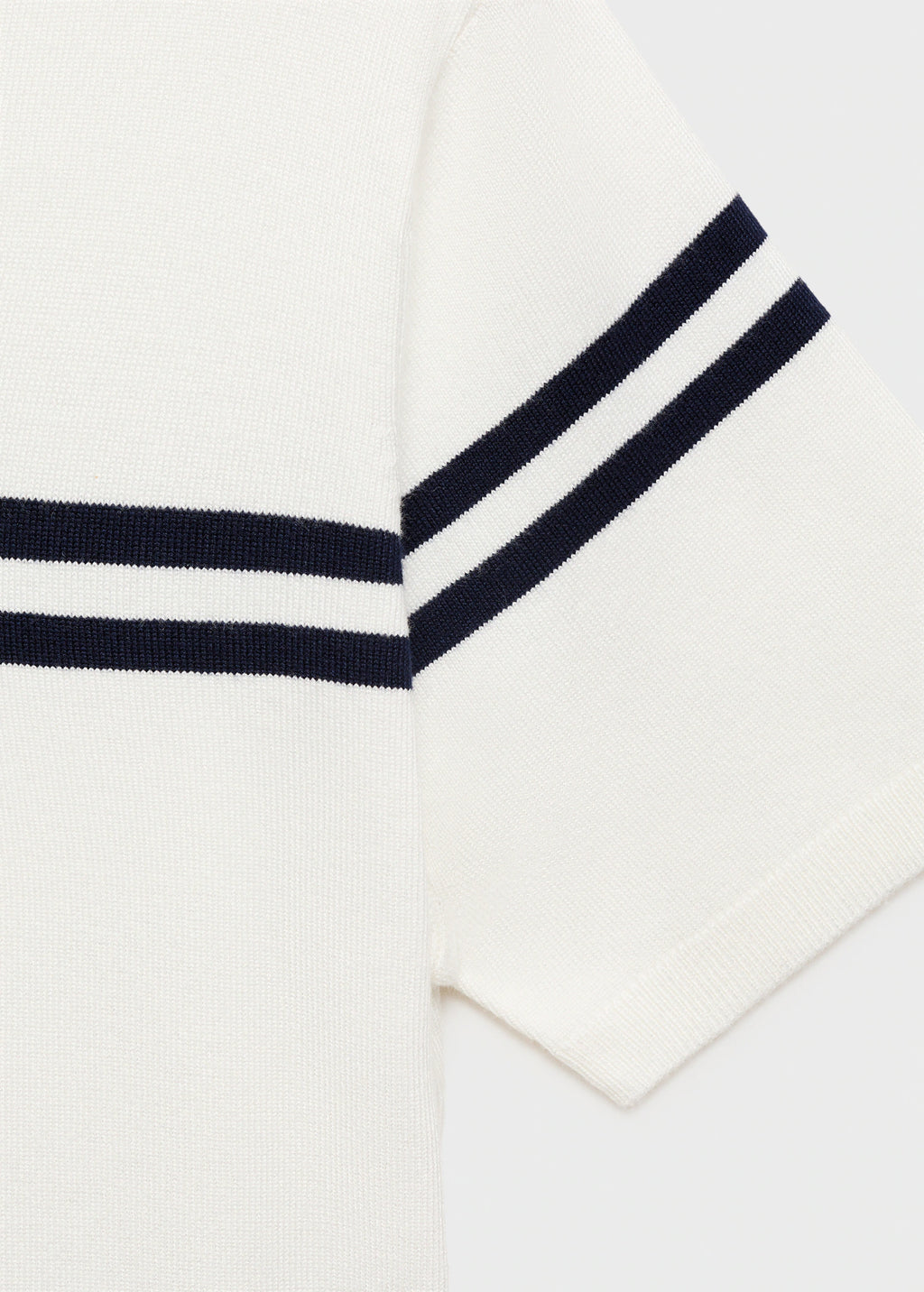 Striped Short Sleeved Sweater