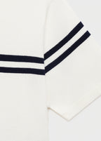 Striped Short Sleeved Sweater