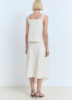 Striped Strapless Top