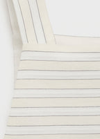 Striped Strapless Top