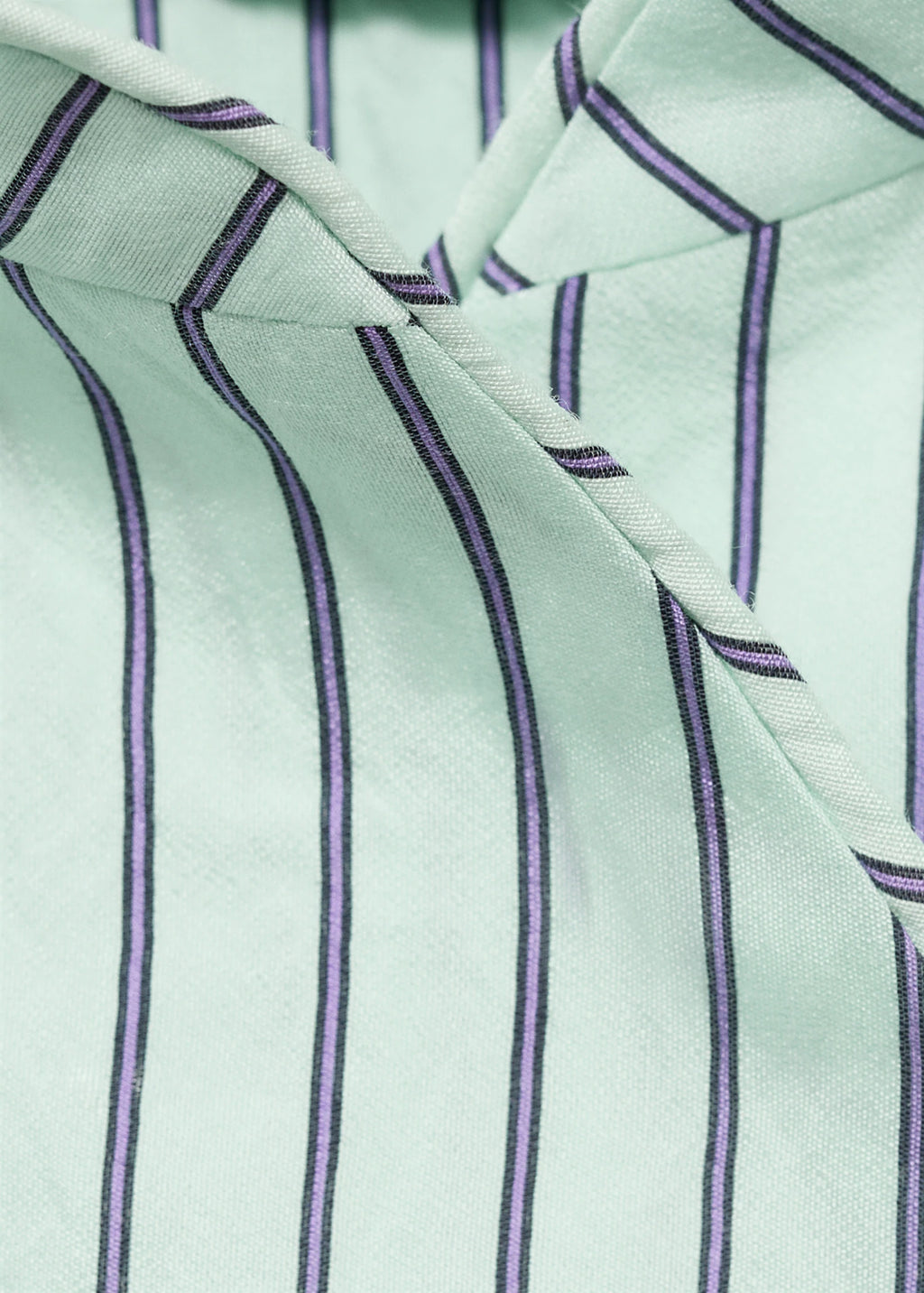 Striped Top With A Strap Neckline And Laces