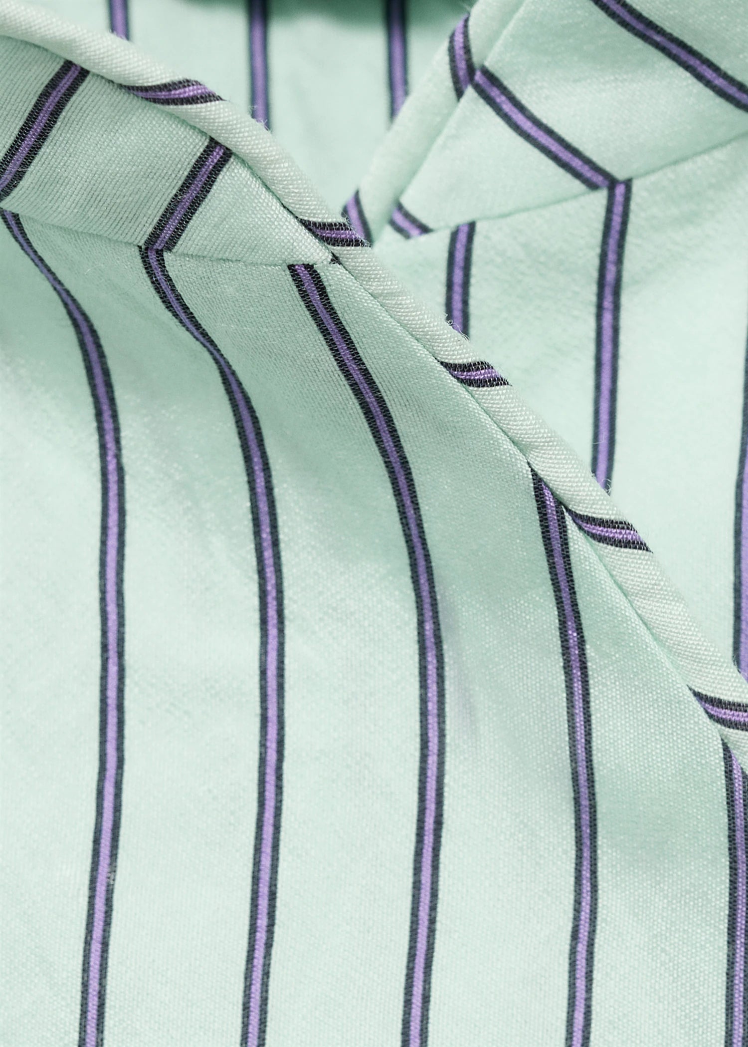 Striped Top With A Strap Neckline And Laces