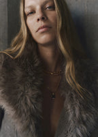 Suede And Fur Effect Jacket