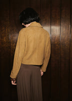 Suede Jacket With Buttons