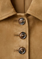 Suede Jacket With Buttons