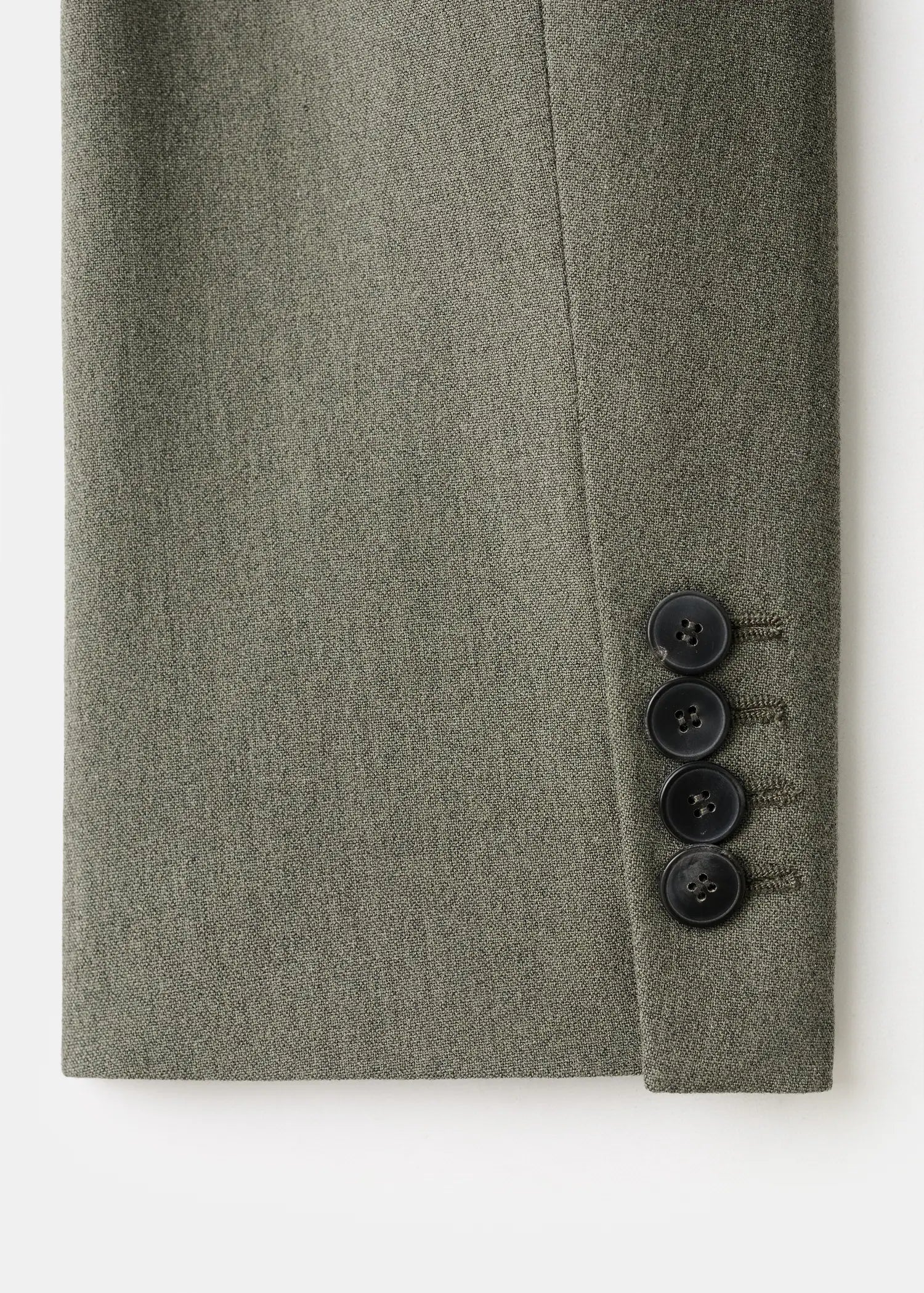 Suit Blazer With Flap Pockets