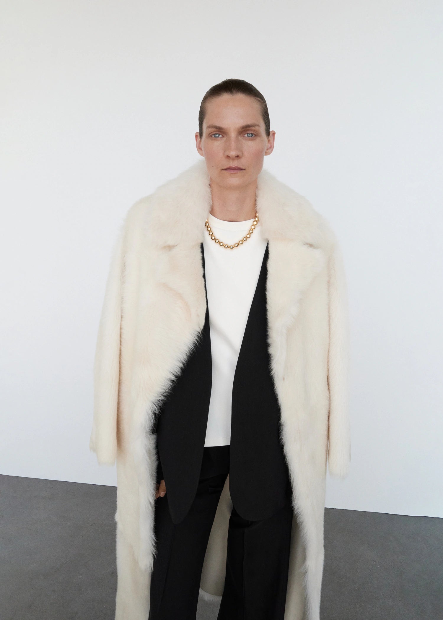 Suit Blazer Without Lapels