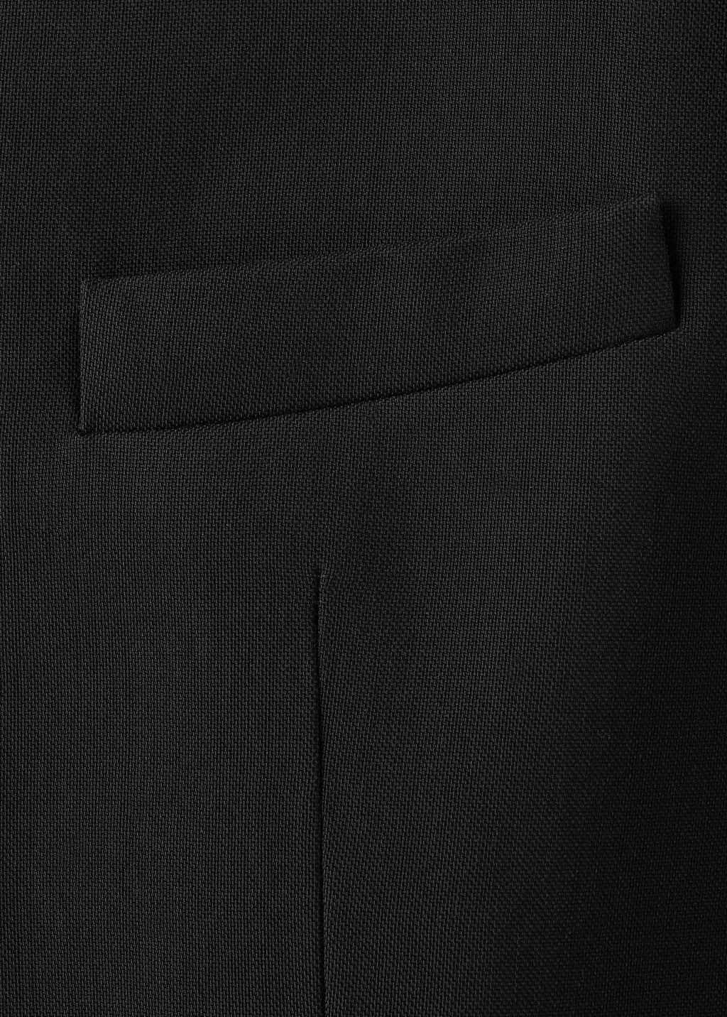 Suit Blazer Without Lapels