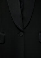 Suit Jacket With Satin Details