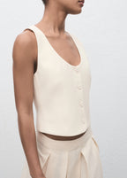 Suit Waistcoat With Buttons