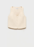 Suit Waistcoat With Buttons