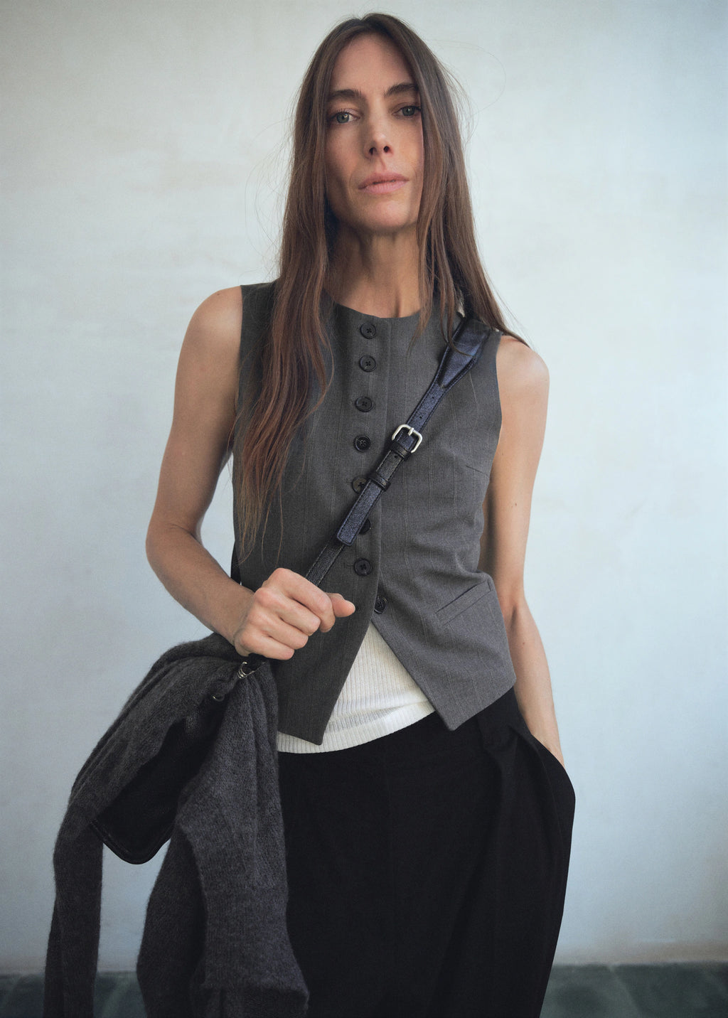 Suit Waistcoat With Buttons