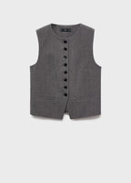 Suit Waistcoat With Buttons