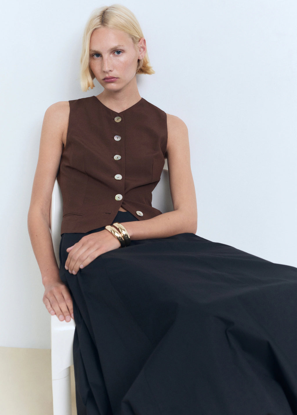 Suit Waistcoat With Buttons