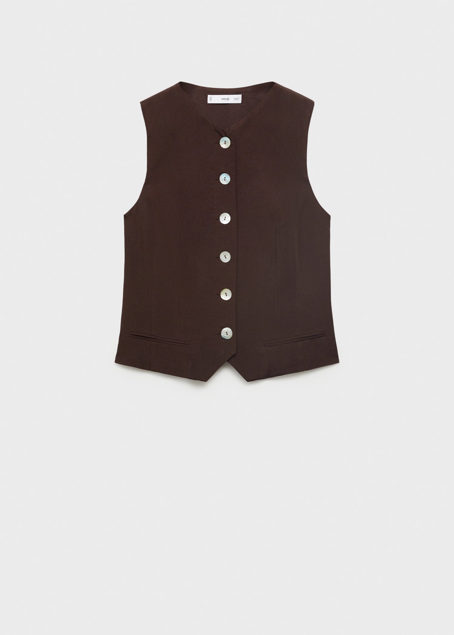 Suit Waistcoat With Buttons