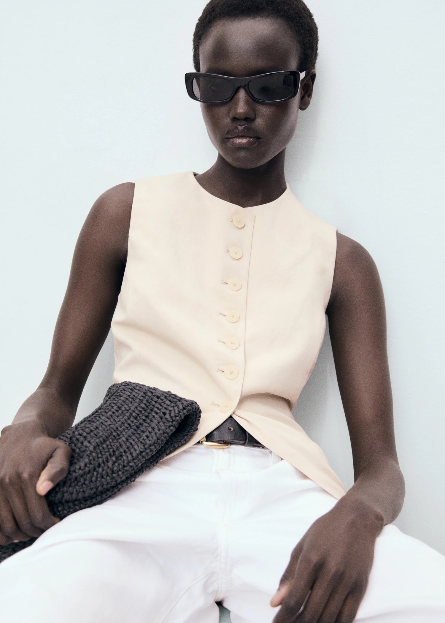 Suit Waistcoat With Buttons